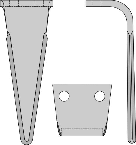 Tind for rotorharver 270 mm