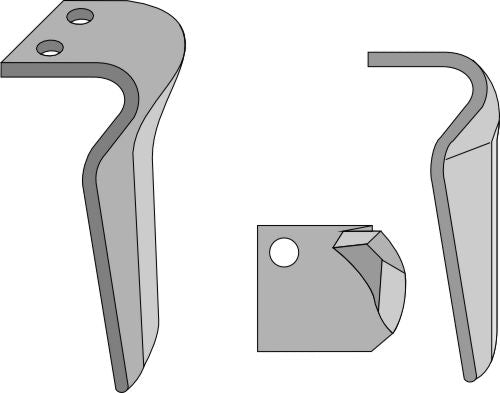 Tind for rotorharv 325 mm, venstre
