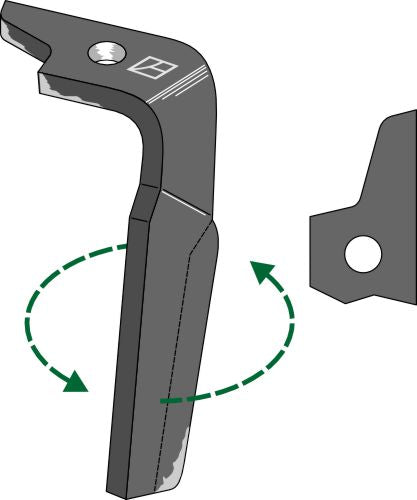 Tind for rotorharver 295 mm, venstre