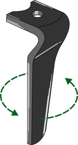 Tind for rotorharver, venstre