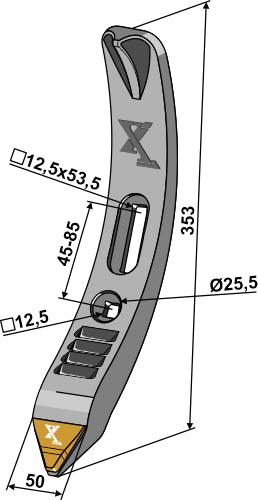 Smal del - Hårdmetall