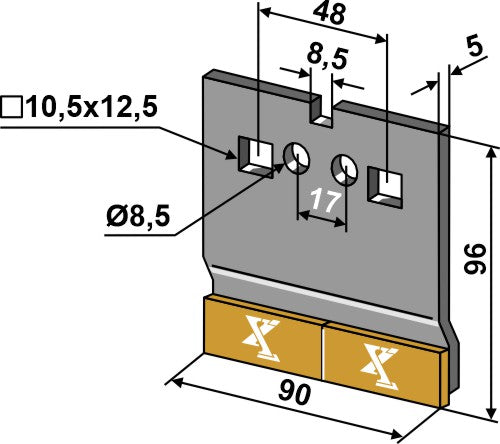 Skrapa - Hårdmetall