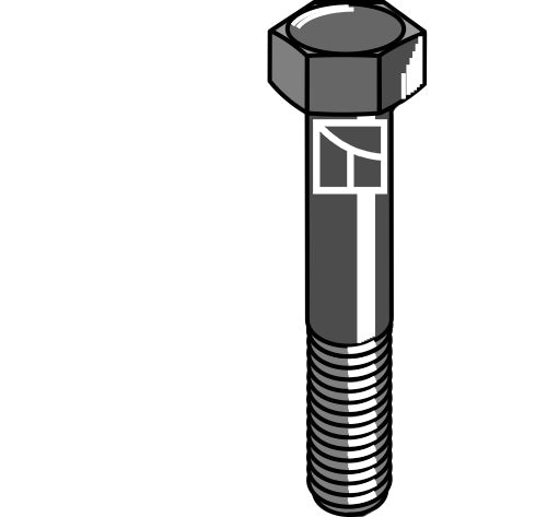 Maskinskruv M12 - DIN931 - 12.9