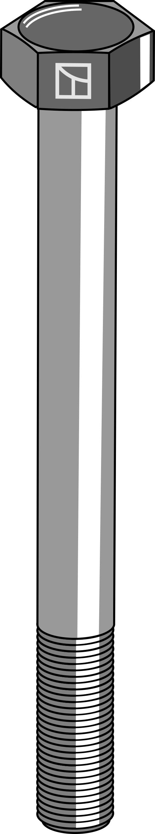 Sexkantskruv M16x2x130 utan mutter