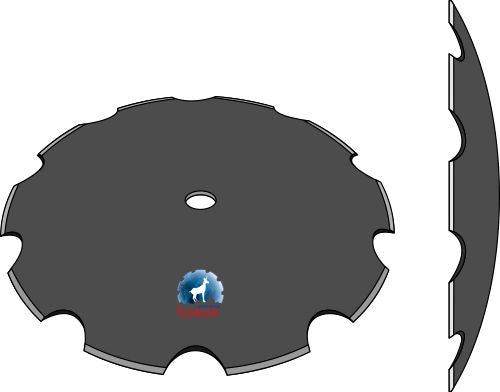 Skårad skiva Ø660x6