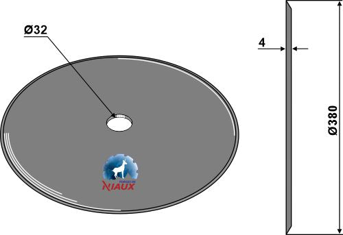 Såskiva Ø380x4
