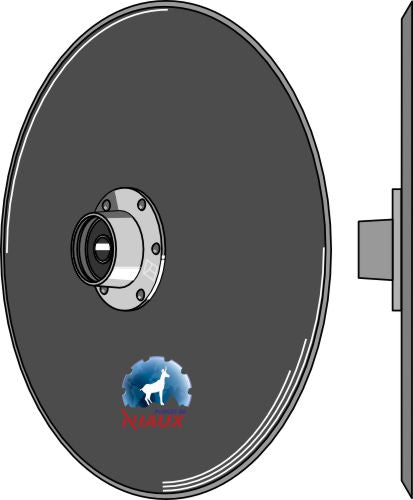 Såmaskinsskiva Ø420x4 - komplett utan lock till lagret