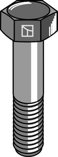 Sexkantskruv med metrisk fin gänga – M12x1,25x40 – 8.8