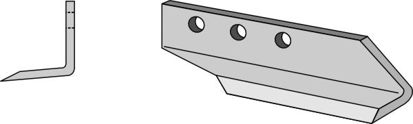 Dikesgrävblad - höger modell