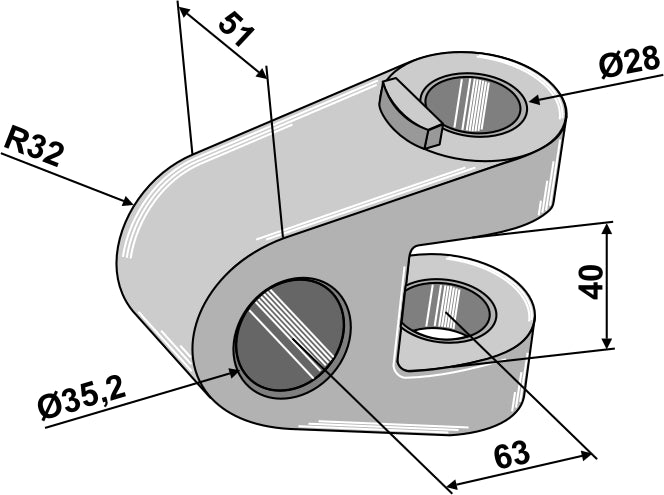 Byte av huvud - Ø35,2