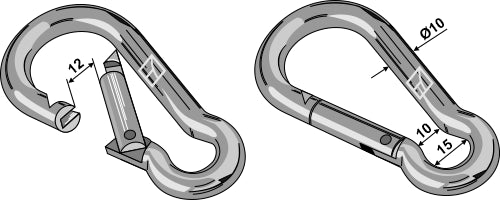 Karbinvridbar Ø10x100