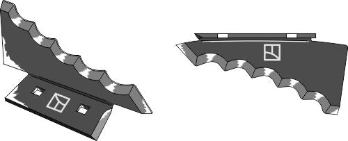 Fodermixerknivar – hårdmetallbelagda, höger