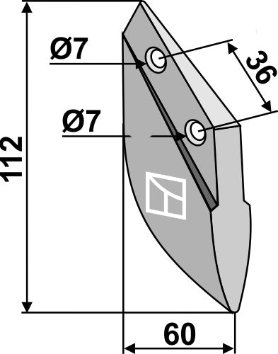 Kilen för utsädesandelar