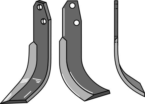 Blad 158 x 40 mm, höger