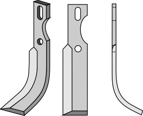 Allroundblad 220 x 40 mm, höger