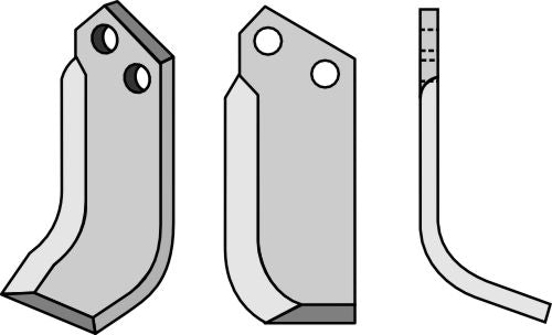 Blad 147 x 50 mm, höger