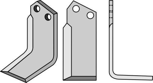 Blad 185 x 80 mm, höger