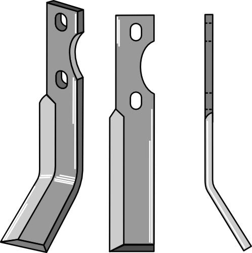 Rotationspinne 305x50 mm, höger