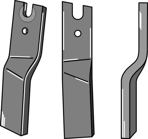 Rotationspinne 224x50 mm, höger