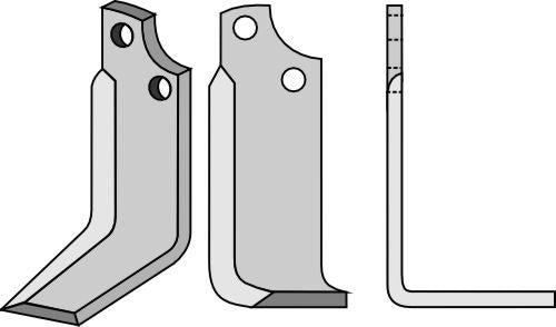 Blad 244 x 90 mm, höger