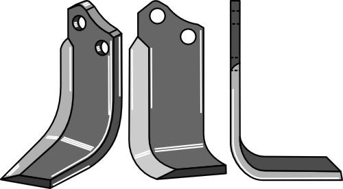 Blad 215 x 80 mm, höger