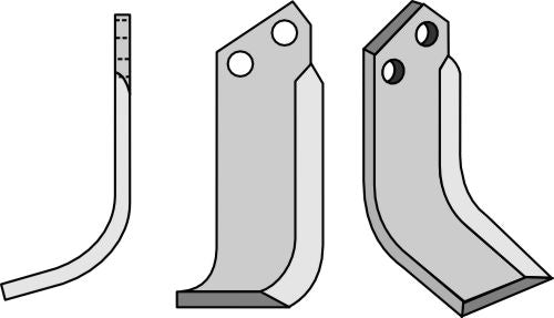 Blad 182 x 60 mm, vänster