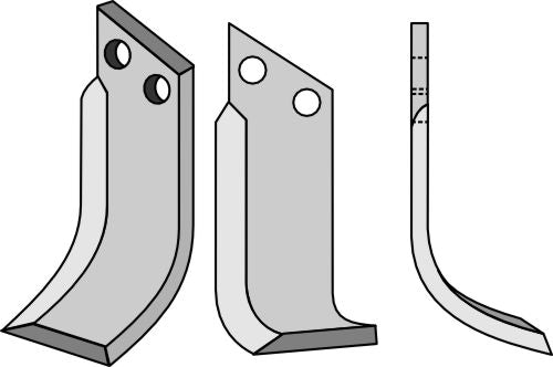Blad 205 x 80 mm, höger