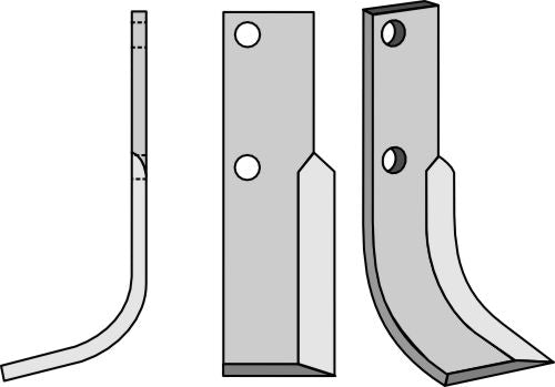 Blad 279 x 60 mm, vänster