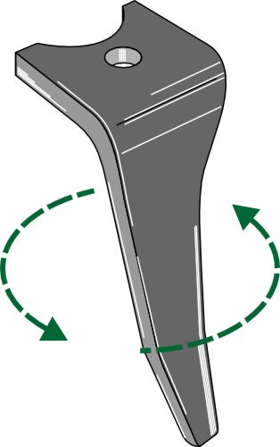 Tand till rotorharv 330 mm, vänster