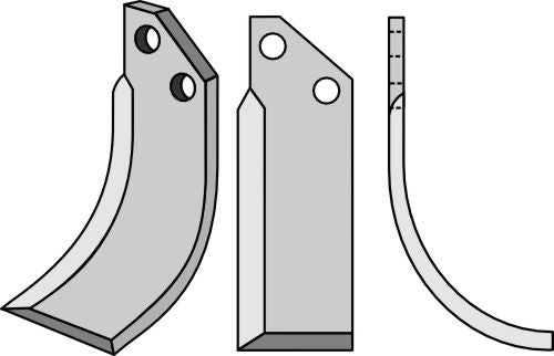 Blad 190 x 50 mm, höger