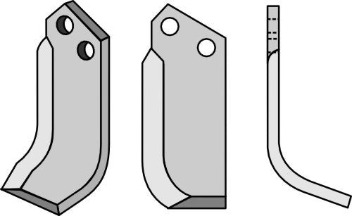 Blad 142 x 50 mm, höger