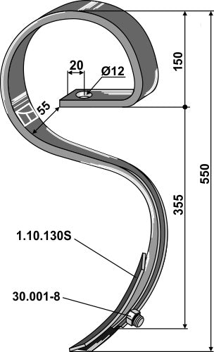 Haravan piikki ja kynnön