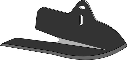 Angled wing share Lelievre - left