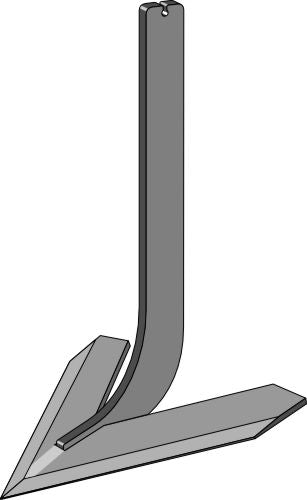 Tand med deling 200 mm