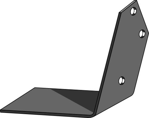 Angled wing share lelievre - left