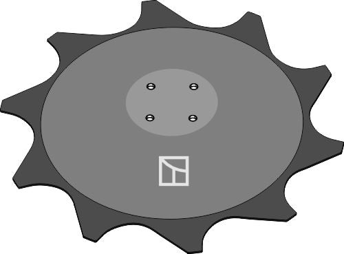 Avlingsbeskyttelsesskive - venstre