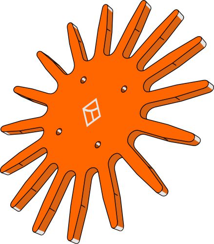 Fingerluker Ø370 mm