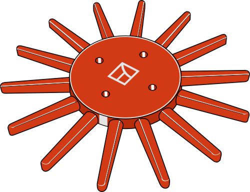 Finger weeder Ø290mm