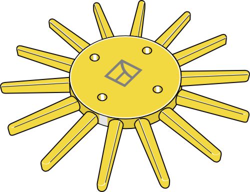 Sormikultivaattori Ø240mm