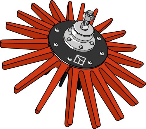 Fingerlukker, samling Ø535 mm