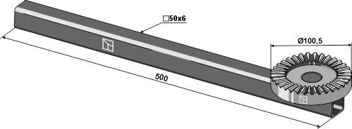 Monteringsarm med vaske-opbevaringsrum