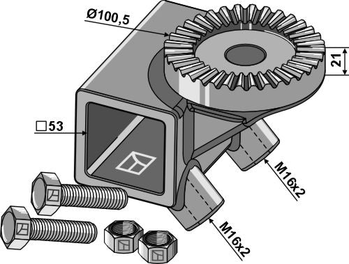 Clamp bracket with wash-locker