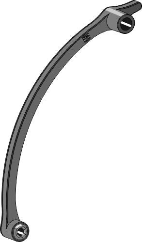 Kiinnitysvarsi pyörivälle kuokalle, jossa on lyhyt napa