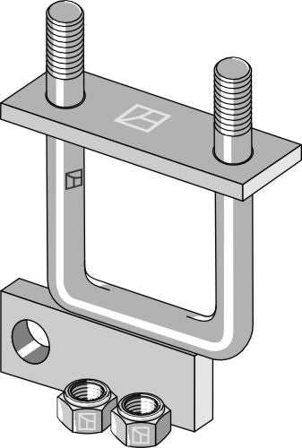 Stigbøjlebolt med modplade