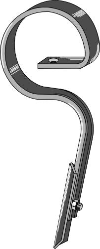 Rak harvpinne med skär