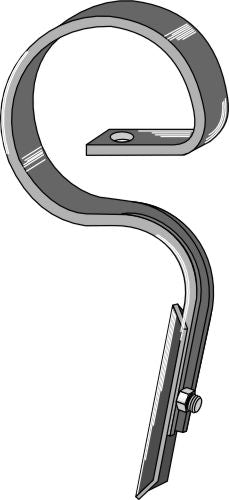 Suora äespiikki terällä