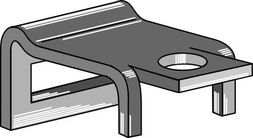 Klemme til  tand 32х10