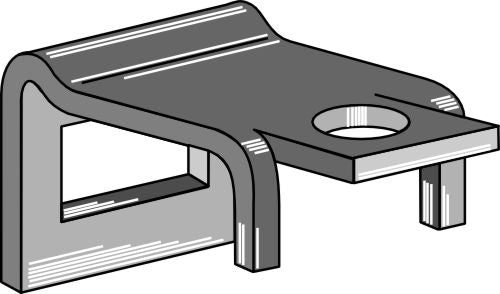 Klämma för  tand 32х12