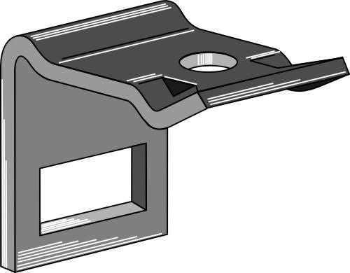 Clamp for tine 65x12
