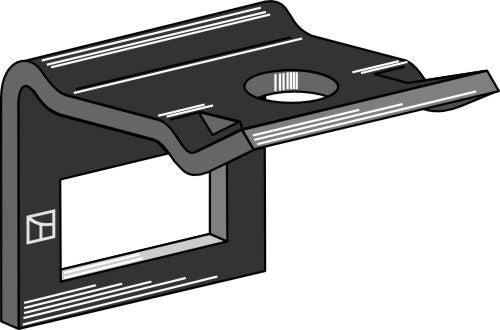 Clamp for  tine 40x12 with reinforcing spring 40x10